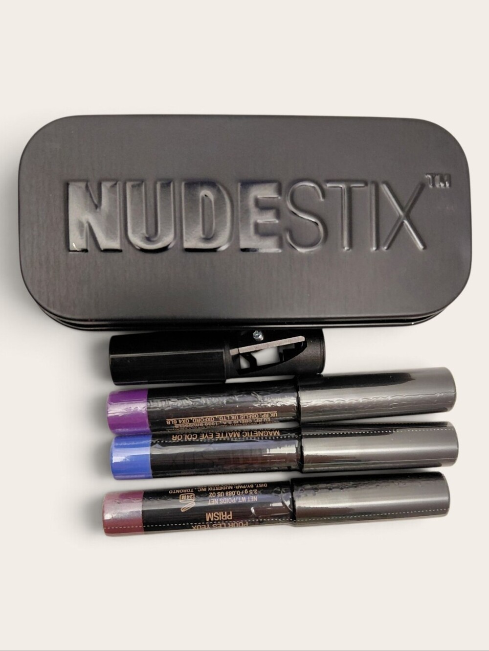 NUDESTIX Dreamy Easy Eyes 3- Piece Eyeshadow Pencils NWT